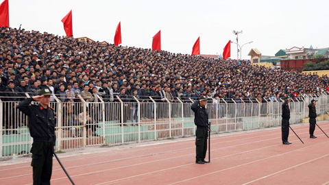 Sân Thanh Hóa thắt chặt an ninh cho trận tiếp Hải Phòng