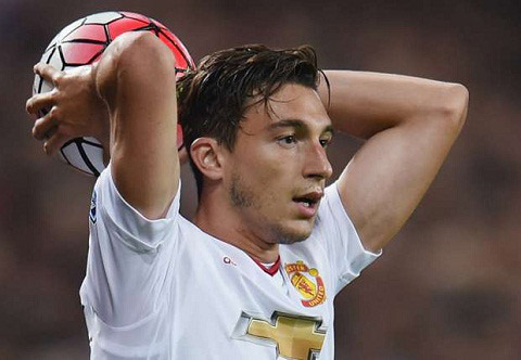 Darmian vẫn còn nằm trong kế hoạch của Van Gaal tại sân Old Trafford