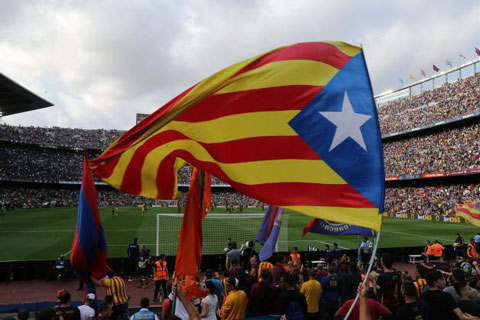 Lá cờ Estelada đã không còn thường xuyên tung bay tại Nou Camp