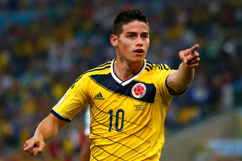 James Rodriguez sẽ là niềm hi vọng số 1 của Colombia tại Copa America 2016