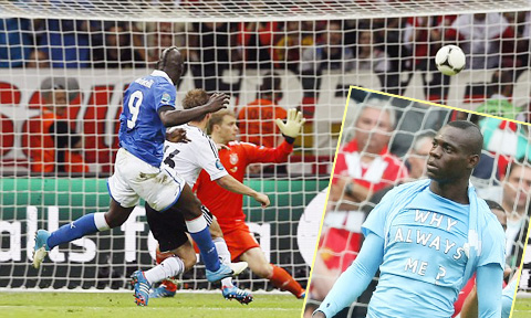 Những khoảnh khắc như sút tung lưới Neuer hay giúp Man City vùi dập M.U 6-1 giờ chỉ là dĩ vãng với Balotelli