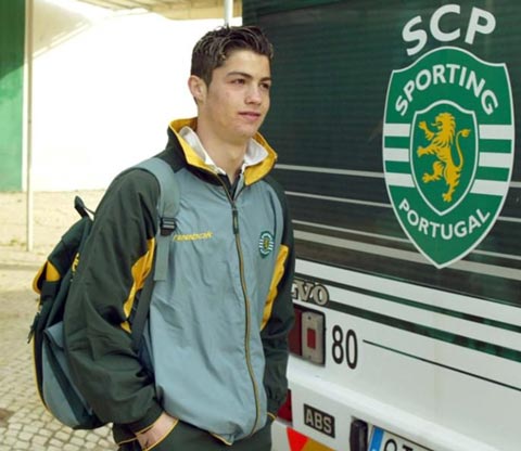 Ronaldo thời còn ở Sporting Lisbon