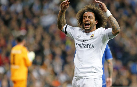 Như 2 năm trước, Marcelo vẫn là niềm hy vọng của Real