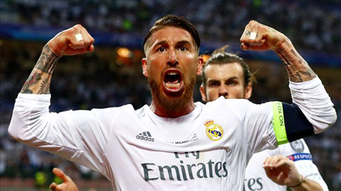 Ramos là hậu vệ đầu tiên ghi bàn trong 2 trận chung kết Champions League