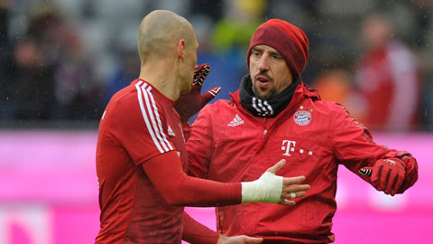 Robben và Ribery sắp được Bayern gia hạn hợp đồng