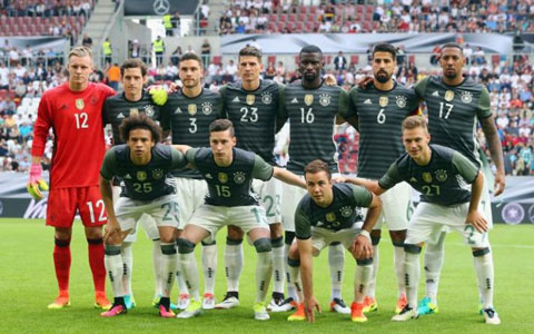 Bộ khung đội hình của tuyển Đức đã thi đấu với nhau lâu năm