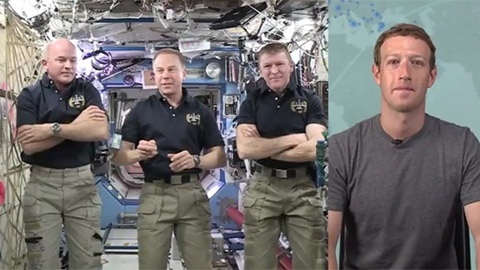 Facebook truyền video trực tiếp từ trạm vũ trụ ISS
