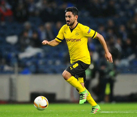 Guendogan đã chia tay Dortmund sau nhiều năm gắn bó