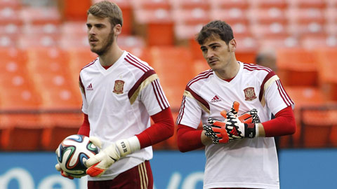 Chọn Casillas hay De Gea là bài toán khó dành cho Del Bosque