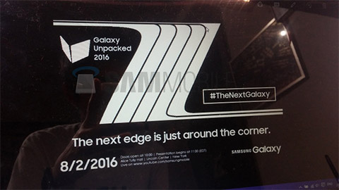 Galaxy Note 7 sẽ ra mắt vào ngày 2/8