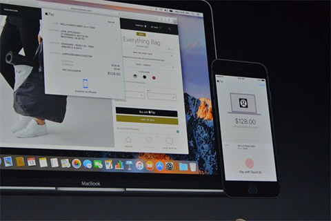 Apple Pay được tích hợp sẵn trên macOS