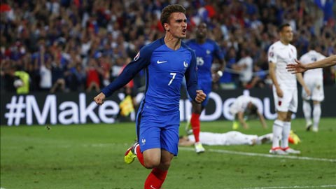 Pháp 2-0 Albania: Griezmann và Payet đưa Pháp vào vòng 1/8