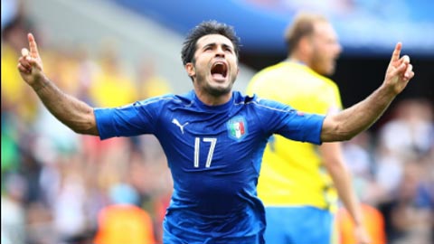 Italia 1-0 Thụy Điển: Eder đưa Italia vào vòng 1/8