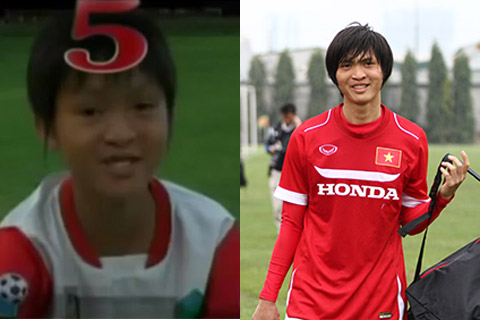 Cậu nhóc Tuấn Anh khi xưa và chàng tiền vệ tài hoa của bóng đá Việt Nam bây giờ