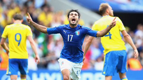Tường thuật Italia 1-0 Thụy Điển