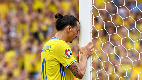 Ibra và Thụy Điển lập kỷ lục buồn tại EURO 2016