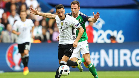 Chấm điểm: Oezil xuất sắc nhất trận Bắc Ireland 0-1 Đức