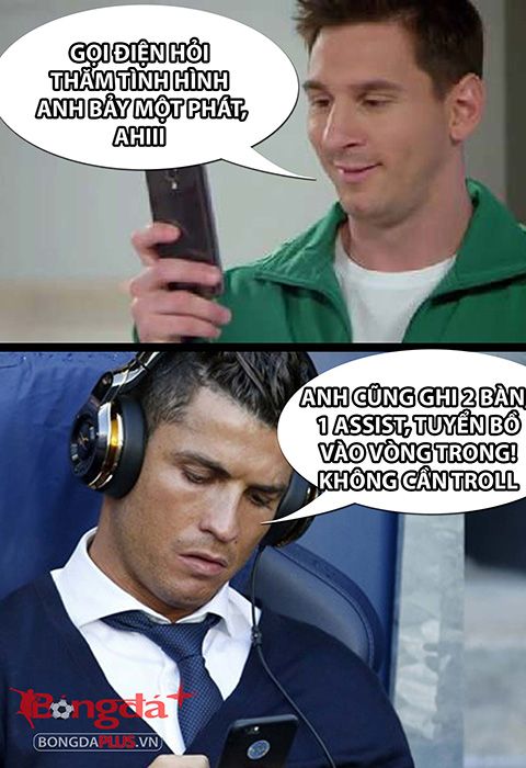 Messi gọi, hôm nay Ronaldo mới dám trả lời