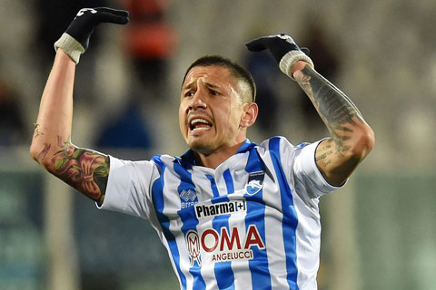 Gianluca Lapadula là Vua phá lưới của Serie B mùa trước