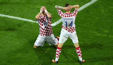 Nỗi buồn của cầu thủ Croatia