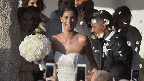 Melissa Satta lộng lẫy trong ngày đám cưới với Boateng