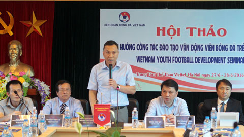 VFF tổ chức định hướng chuyên môn đào tạo bóng đá trẻ