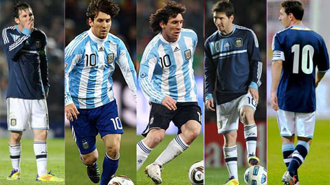Những thăng trầm của Messi trong màu áo ĐT Argentina