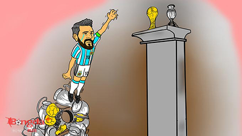 Ảnh chế 27/6: Messi thành vua về nhì cấp đội tuyển