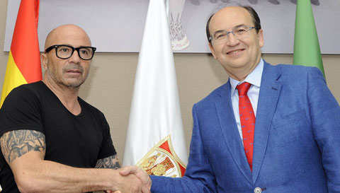 HLV Sampaoli được chỉ định dẫn dắt Sevilla