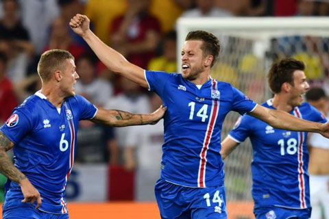 Iceland tạo ra câu chuyện thần kỳ ở vòng 1/8 EURO 2016