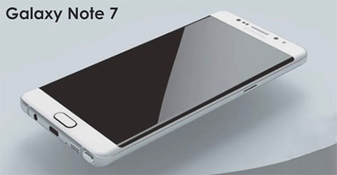 Galaxy Note 7 sẽ có pin ngang với S7 edge