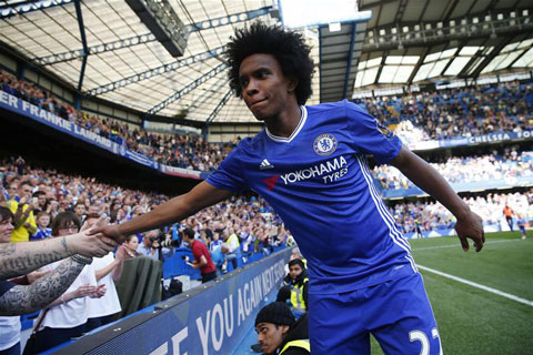 Willian đã kiểm tra y tế ở Tottenham nhưng cuối cùng là người của Chelsea