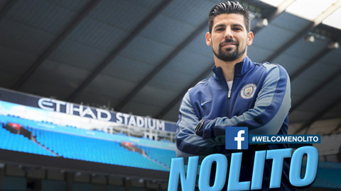 Tin chuyển nhượng 1/7: Nolito gia nhập Man City