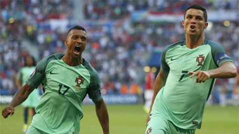 Ronaldo, Nani áp sát Griezmann ở cuộc đua phá lưới EURO 2016