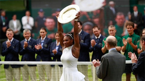 Serena Williams san bằng kỷ lục 22 Grand Slam của Steffi Graf