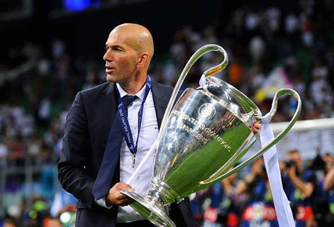 Zidane chỉ cần vài tháng đã đưa Real đến chức vô địch Champions League