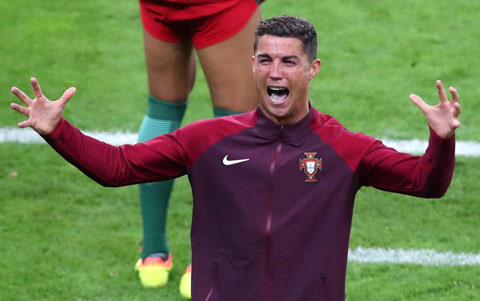 Niềm vui chiến thắng của Ronaldo