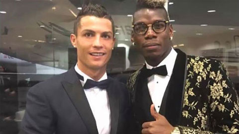 Pogba ủng hộ Ronaldo thắng Messi trong cuộc đua giành QBV