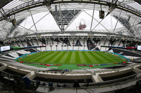 Olympic (West Ham): 60.000 chỗ ngồi