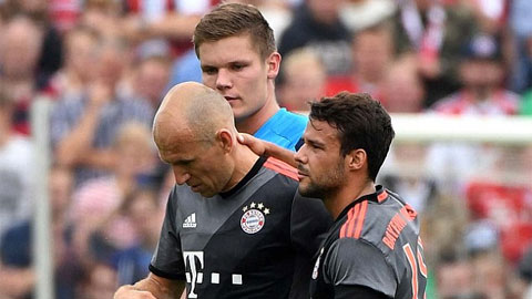Bayern mất Robben 6 tuần vì chấn thương