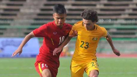 Hạ U16 Campuchia, U16 Việt Nam tái ngộ U16 Australia ở chung kết
