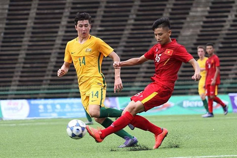 U16 Việt Nam đã chơi tốt trước U16 Australia ở vòng bảng