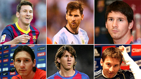 Messi thay đổi diện mạo thế nào sau 12 năm?