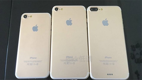 Rò rỉ thêm hình ảnh mới của bộ ba iPhone 2016