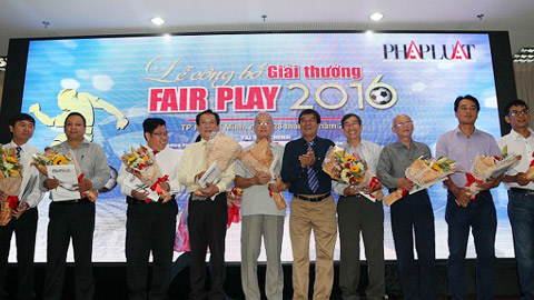 Giải thưởng fair play 2016 mở rộng phạm vi bầu chọn