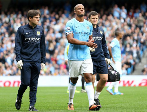 Không ai đáng tin hơn Kompany tại Man City dù anh gặp nhiều chấn thương