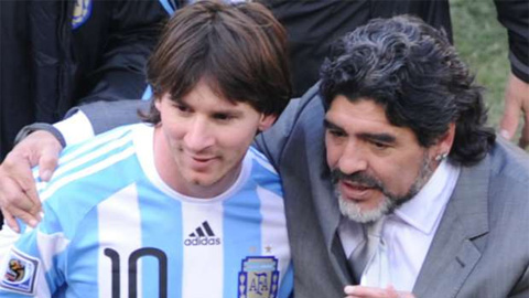 Messi bị đánh giá thiếu cá tính như Maradona