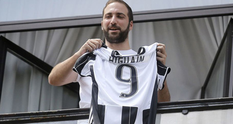 Higuain ra mắt Juventus