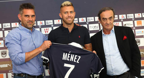 Menez nhận được sự kỳ vọng lớn của Bordeaux