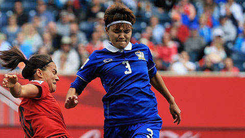 Nữ Thái Lan đá giao hữu với đội ĐKVĐ World Cup